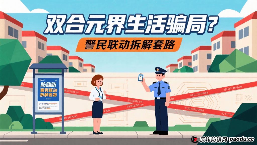 双合元界生活骗局?社区网格员协同民警劝阻骗局 双合元界生活骗局?社区网格员协同民警劝阻骗局