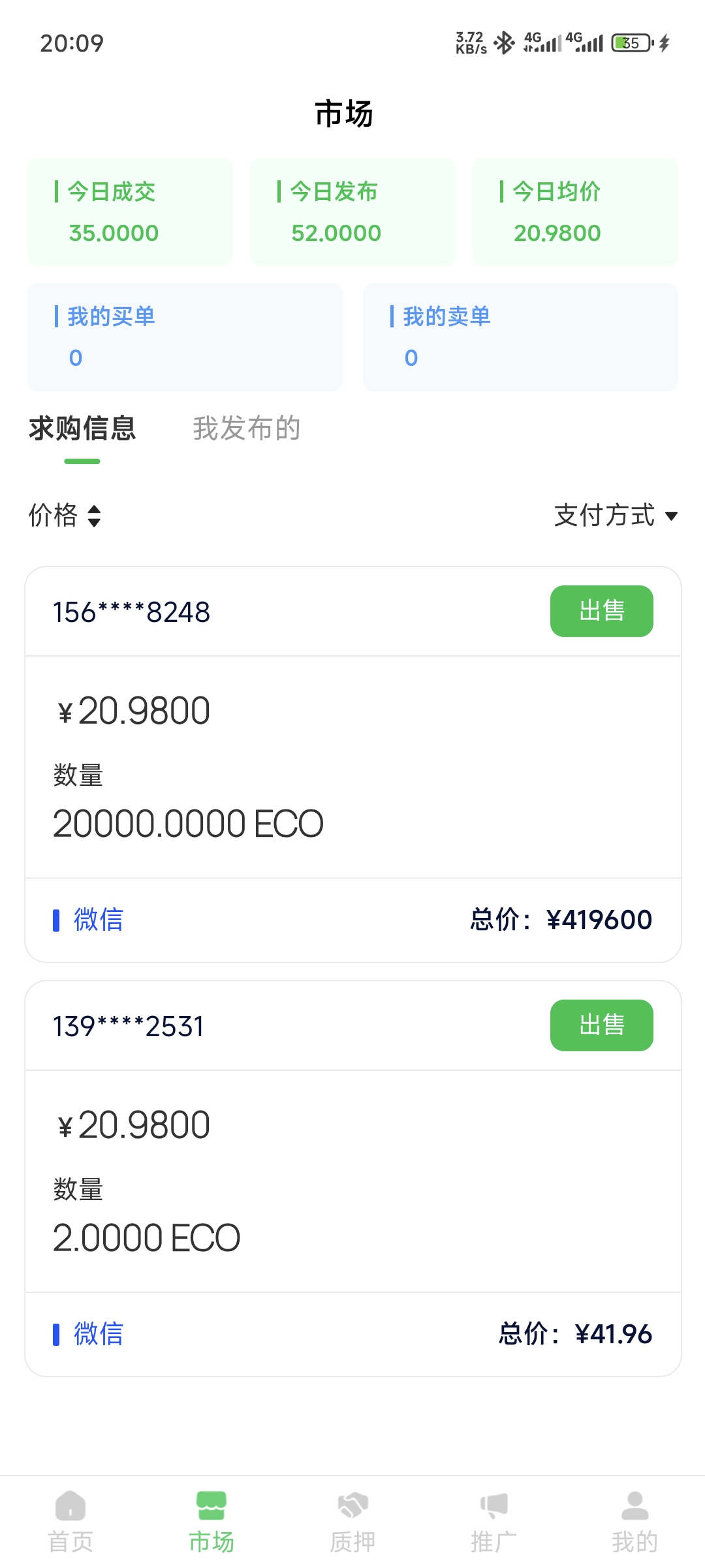 新项目ECO（复投挖矿模式）