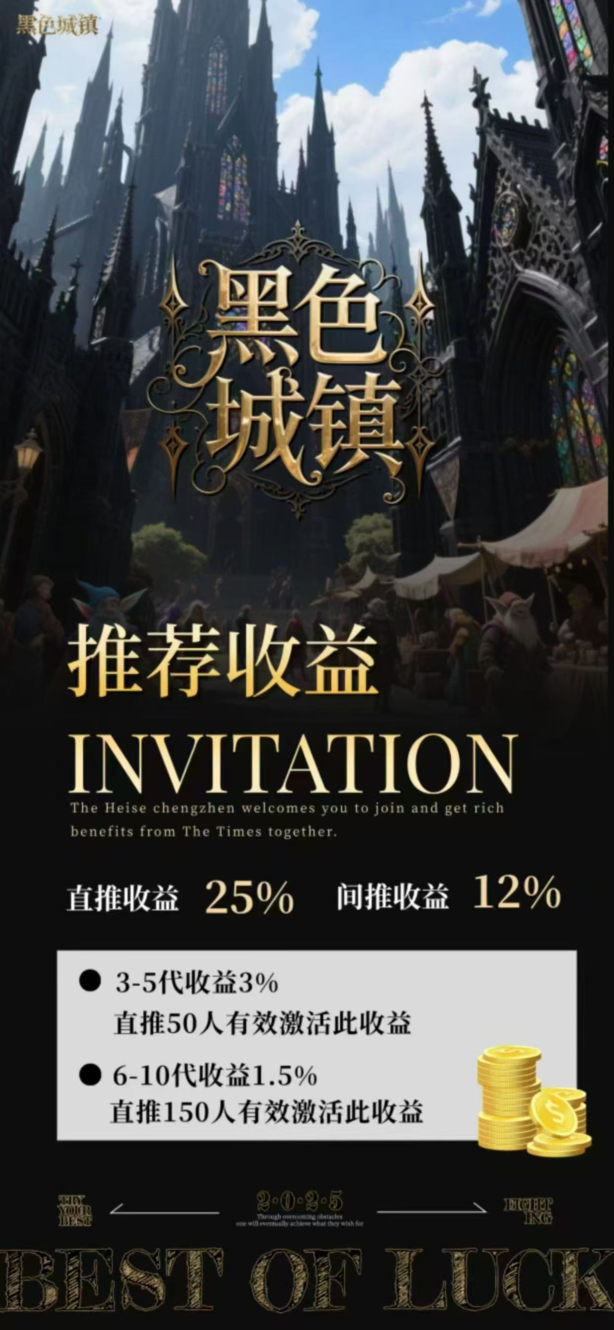首码黑色城镇，上墙模式扶持团队