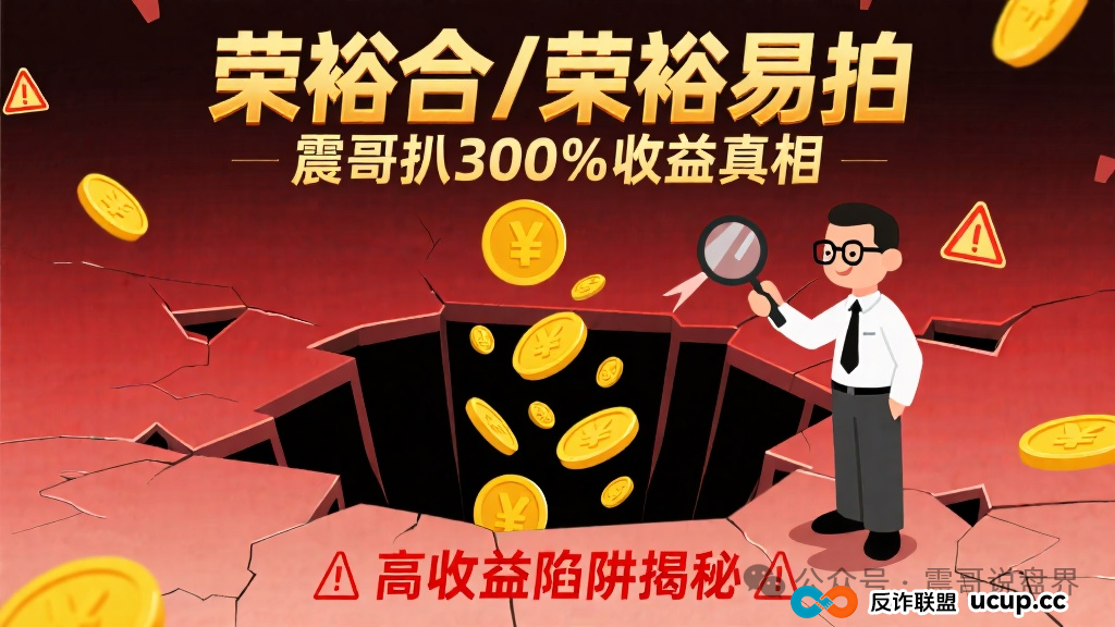 荣裕合(荣裕易拍):震哥带你扒一扒这个300%收益的坑 荣裕合(荣裕易拍):震哥带你扒一扒这个300%收益的坑