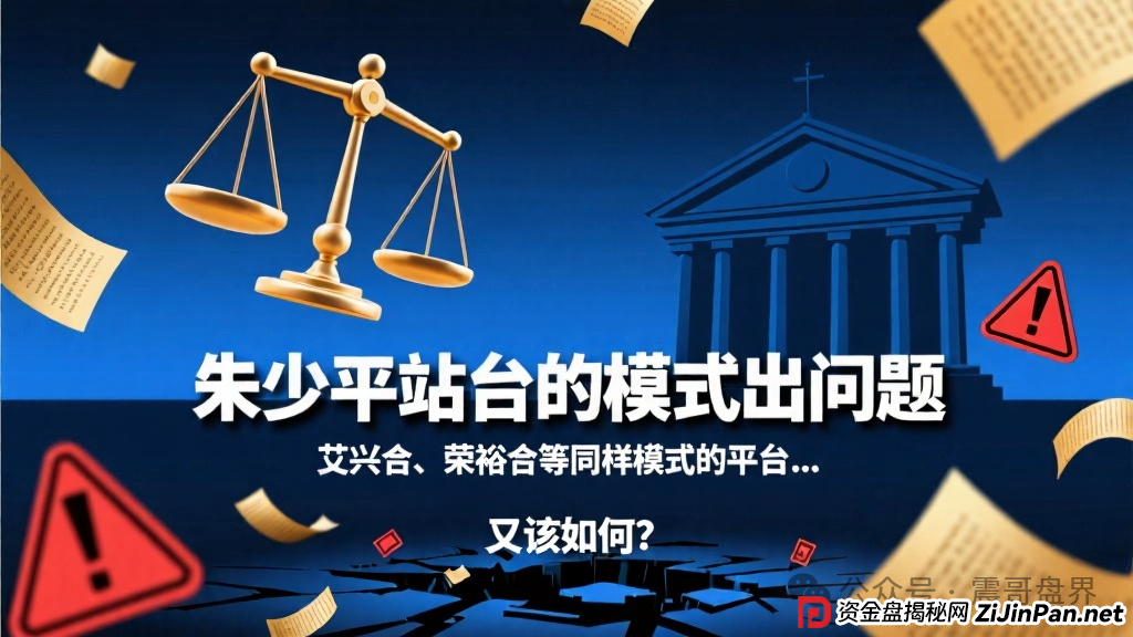 朱少平站台的模式出大问题,艾兴合、荣裕合等同类平台又该如何? 朱少平站台的模式出大问题,艾兴合、荣裕合等同类平台又该如何?