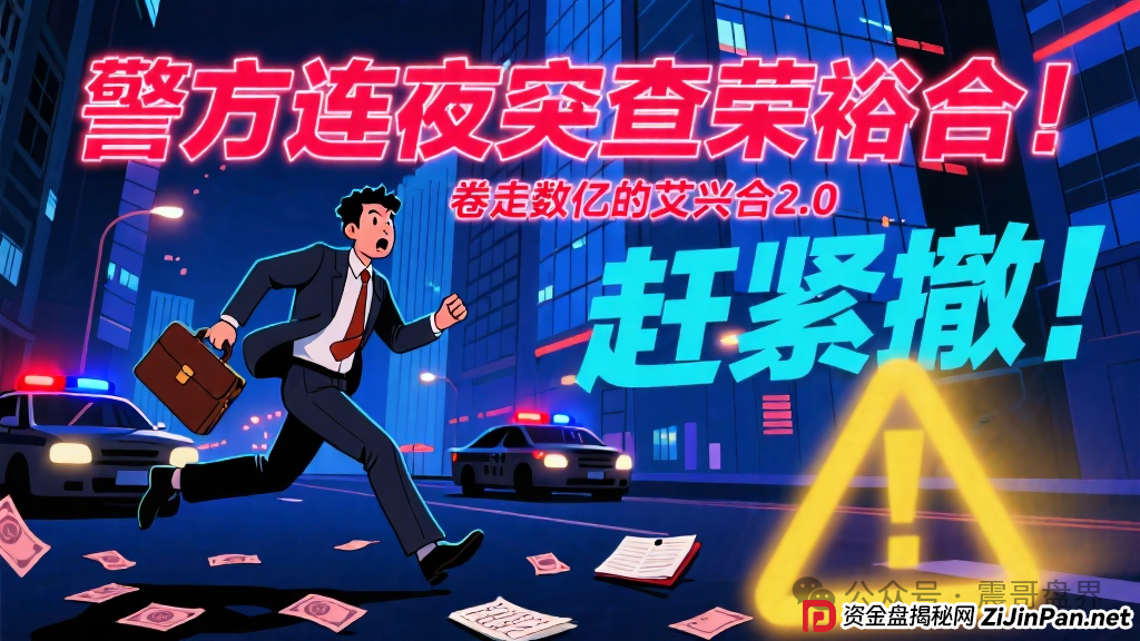 警方连夜突查荣裕合!卷走数亿的艾兴合2.0,赶紧撤! 警方连夜突查荣裕合!卷走数亿的艾兴合2.0,赶紧撤!