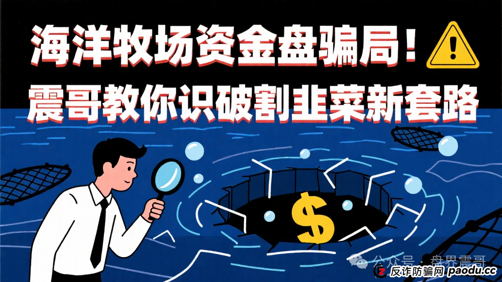 海洋牧场资金盘骗局!震哥教你识破割韭菜新套路 海洋牧场资金盘骗局!震哥教你识破割韭菜新套路