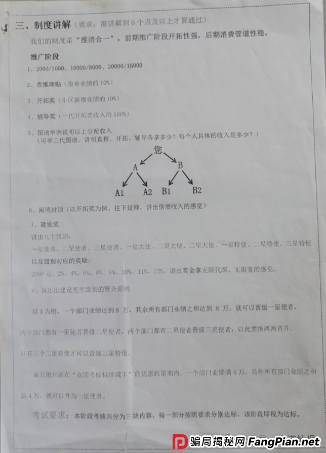 “宇航人”产品推广模式使用“太阳线”、“双轨制”，有涉传嫌疑！
