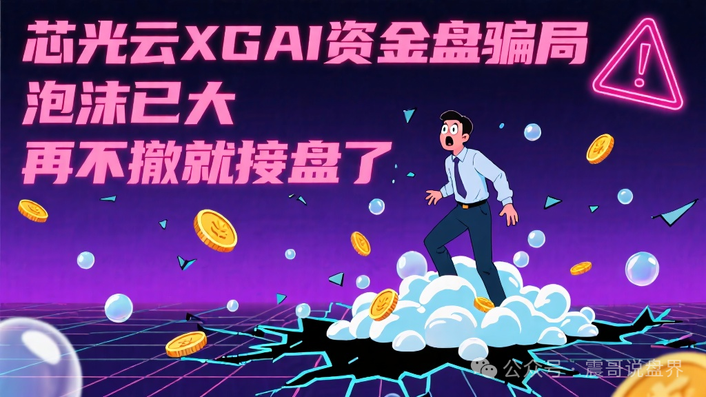 芯光云XGAI资金盘骗局,泡沫已大,再不撤就接盘了 芯光云XGAI资金盘骗局,泡沫已大,再不撤就接盘了