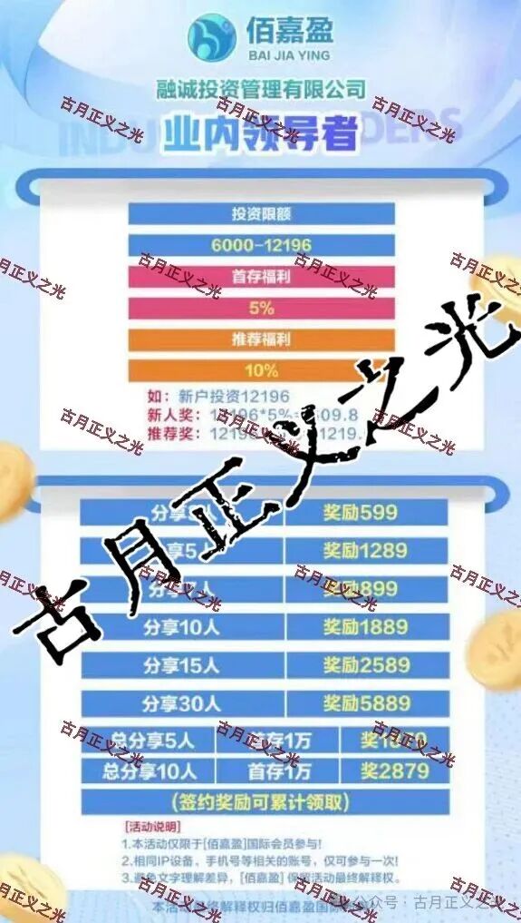 融诚佰嘉盈彩票带单类资金盘骗局，是境外诈骗杀猪盘 ，后期了要跑路了，参与者不要飞蛾扑火，速度撤离…