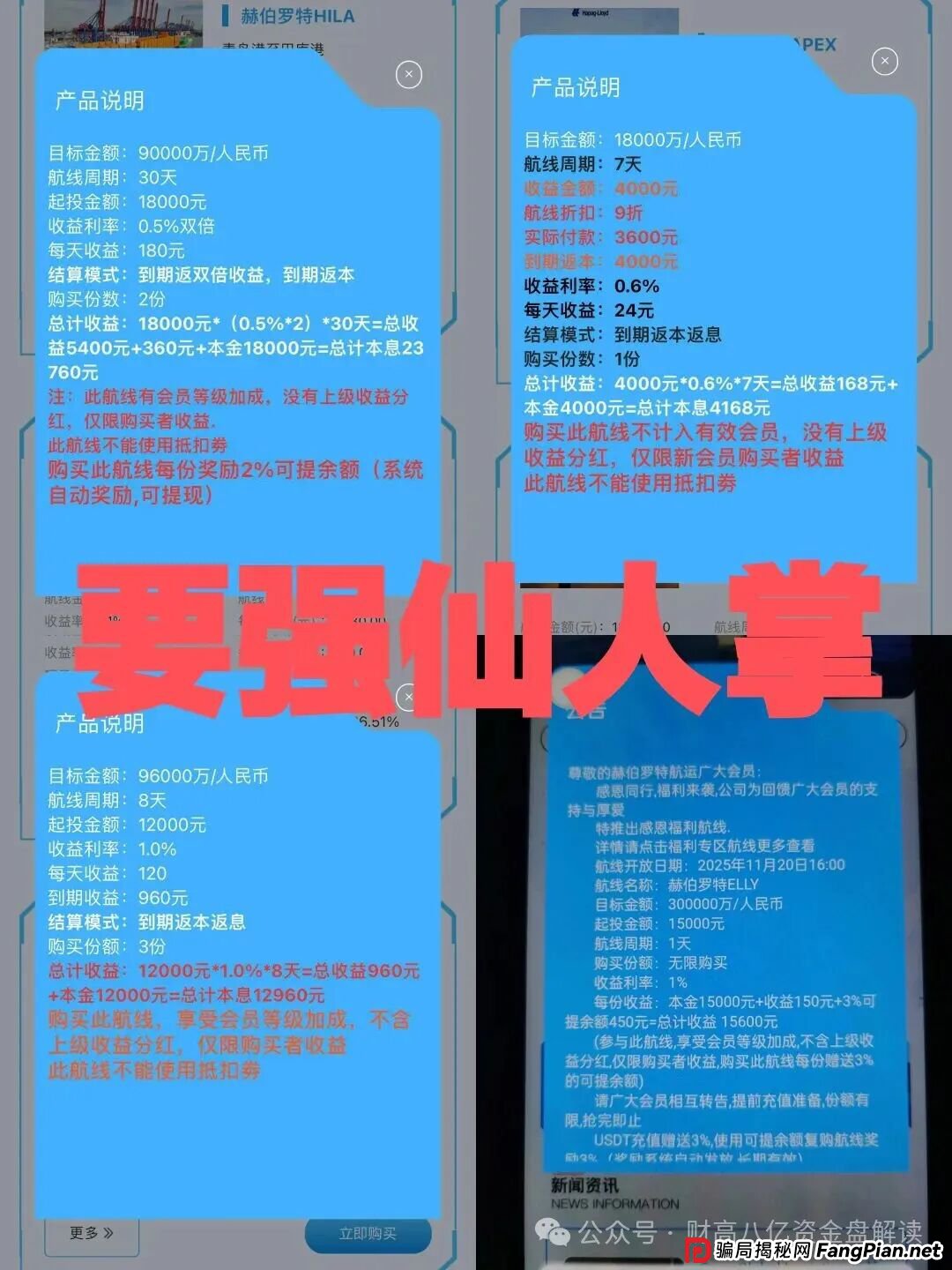 【Hapag-Lloyd赫伯罗特航运】资金盘即将崩盘跑路！抓紧时间撤离，尽最大努力去挽回损失！