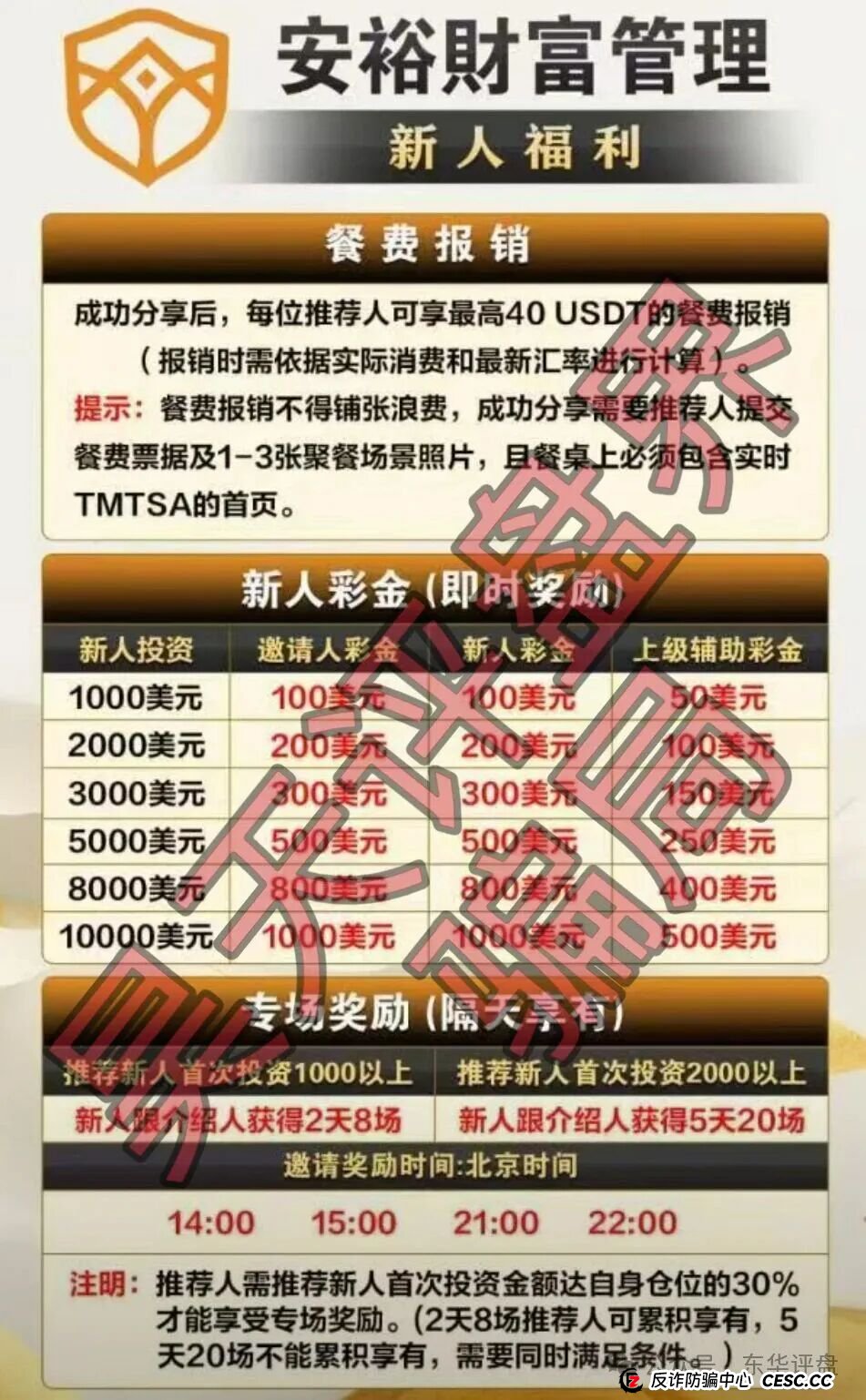 安裕财富管理（TM交易所）资金盘骗局，又单割了